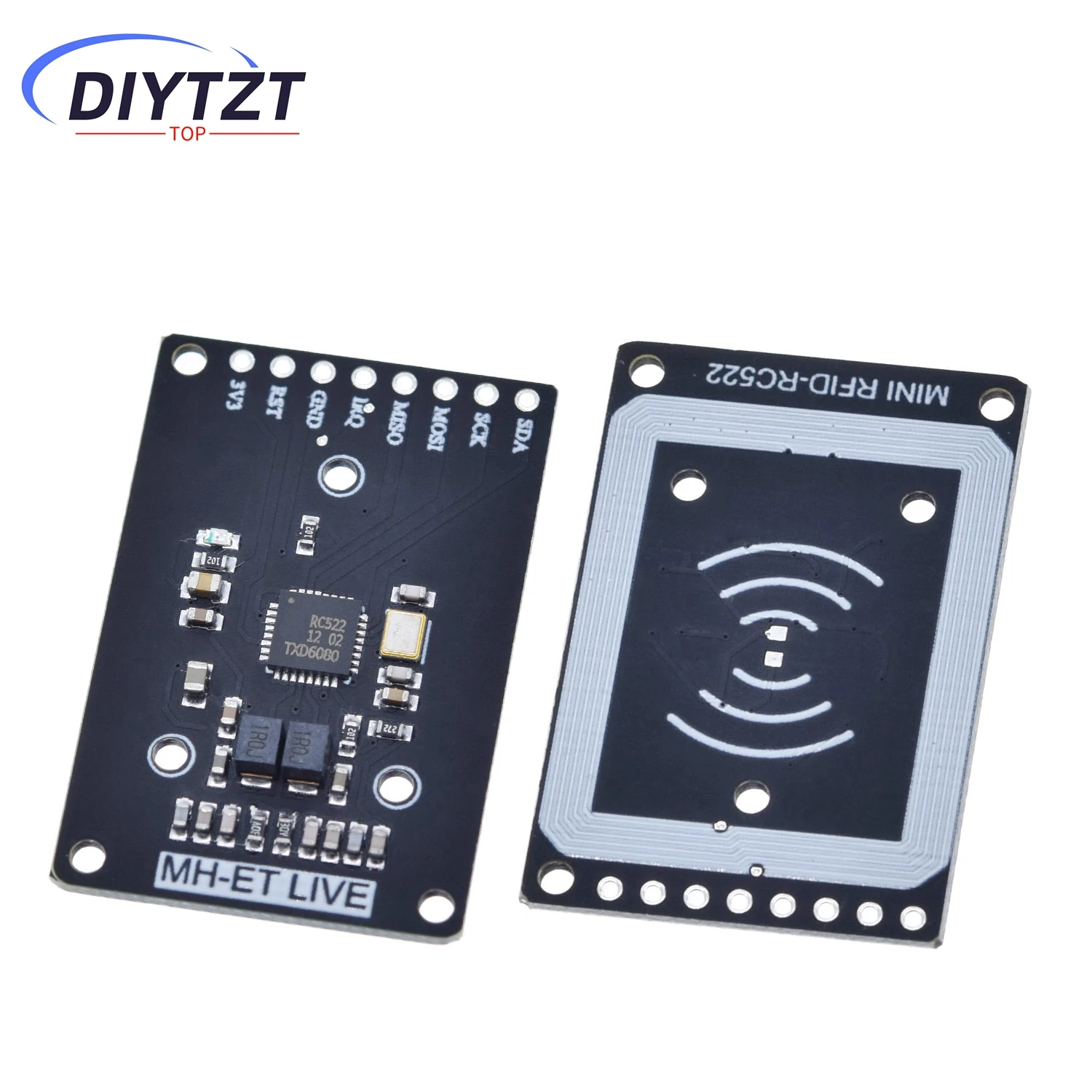 DIYTZT 1/3PCS RFID Module RC522 Mini Kits S50 13.56 Mhz 6cm With Tags SPI Write & Read IC Access Control Card Reader