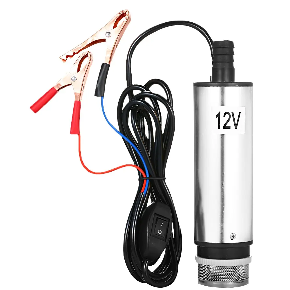 Pompa głębinowa DC 12V/24V do pompowania oleju napędowego Pompa do przetaczania paliwa napędowego 51mm z filtrem