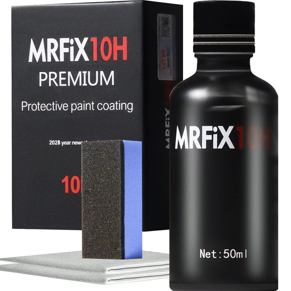 10H Nano Ceramic Coating 50ML Anti-scratch Car Polish Liquid Hydrophobic Glass Ceramic Pro Paint Care Car Care