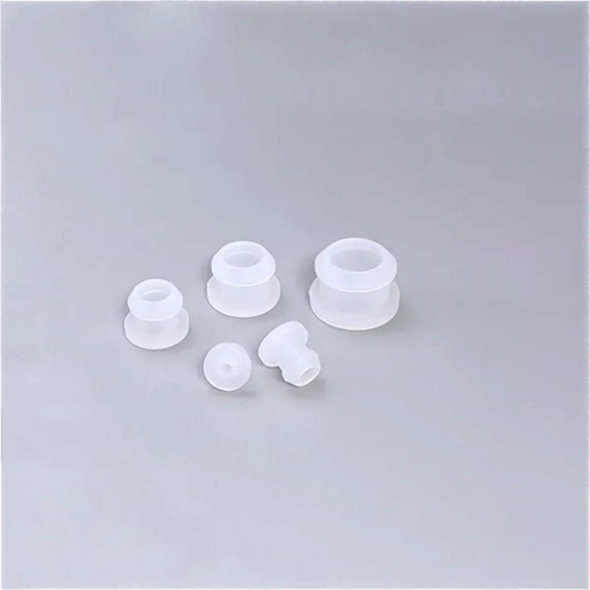 Transparent Perforated Double-Sided Protective Coil / Silicone High-Temperature Resistant Coil 4.5-16mm