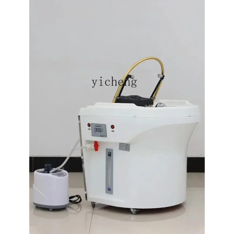 Mobile Shampoo Basin Free Of Connecting Up And Down Head Treatment Water Circulation Shampoo BedX24