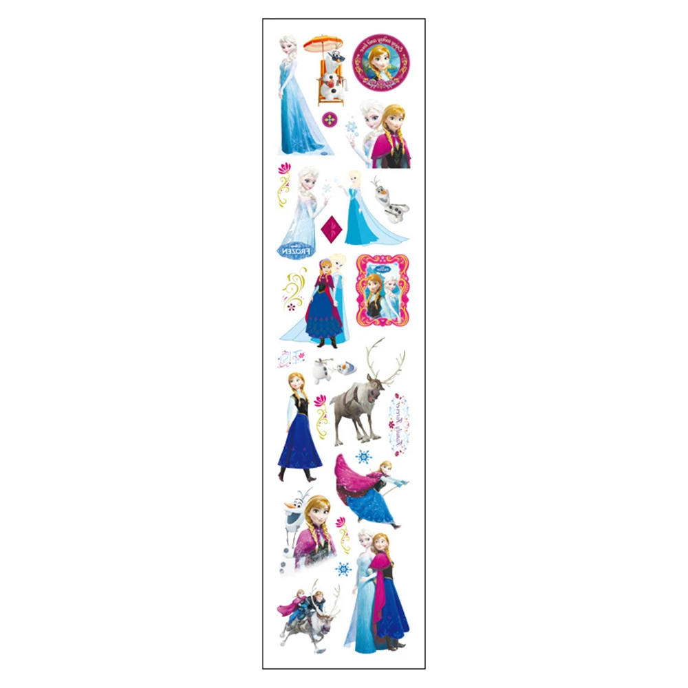 Disney Frozen Temporary Tattoo Stickers Kids Toy Cartoon Elsa Anna  Children Arms Body Art Waterproof Fake Tattoos Party Gifts