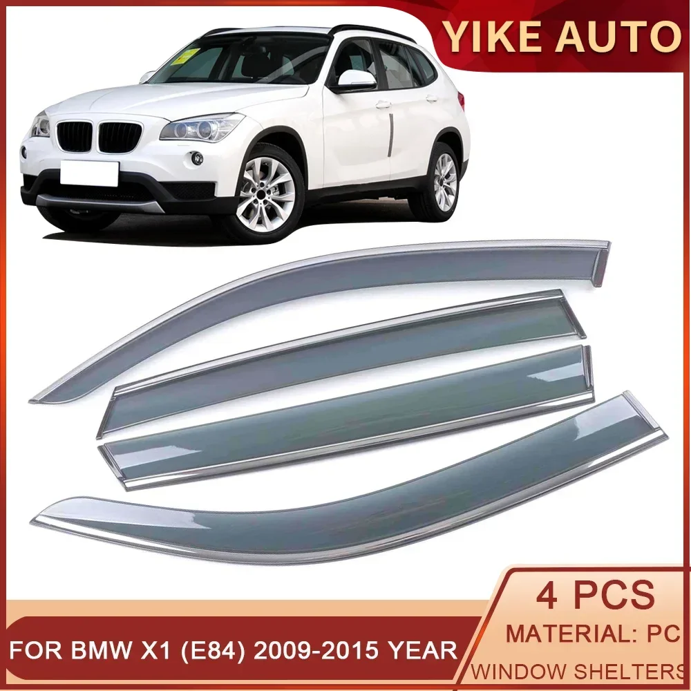 

For BMW X1 (E84) 2009-2015 Car Window Sun Rain Shade Visors Shield Shelter Protector Cover Sticker Exterior Accessories