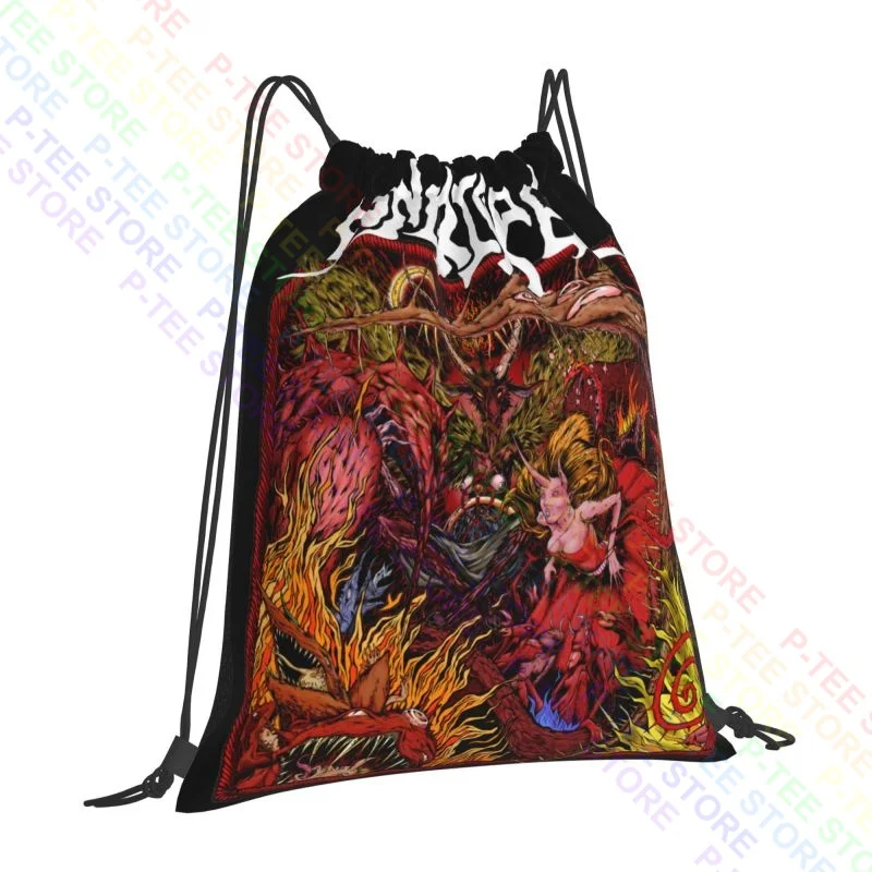 Bongripper Electric Wizard Saint Vitus Orange Goblin Drawstring Bags Gym Bag Cute Beach Bag