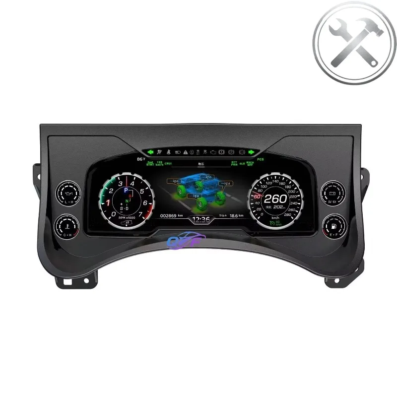 

Multifunctional LCD Speedometer Instrument Dashboard LINUX Digital Cluster Auto Interior Modification for Hummer H2 2003-2009