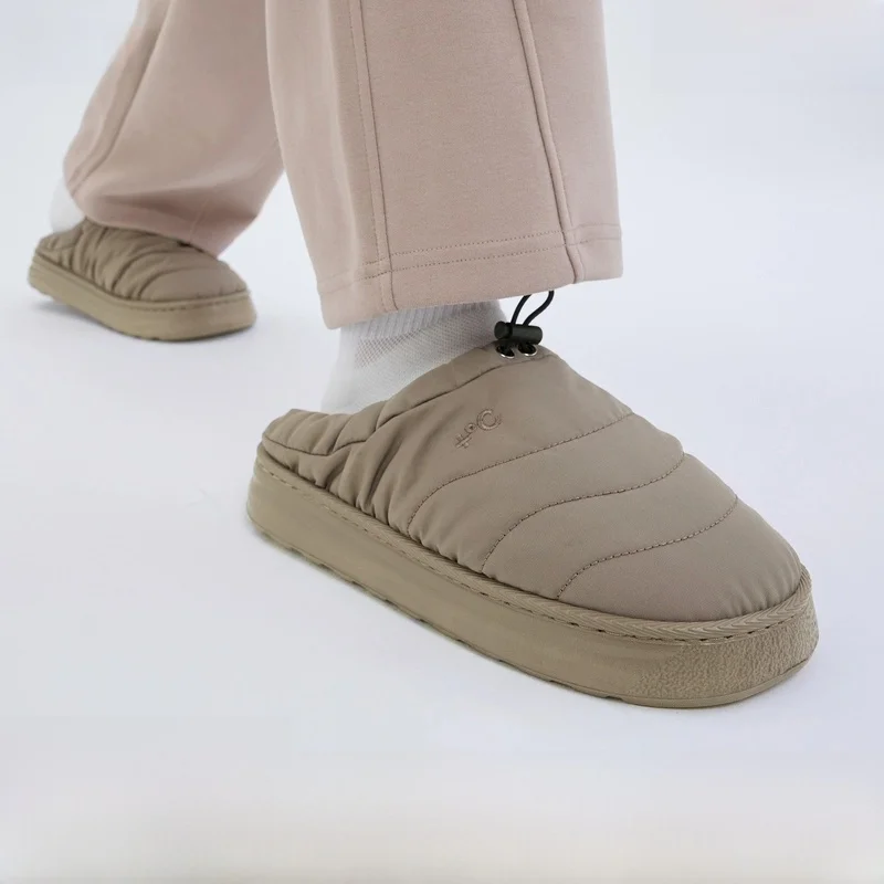 Sanfu Slippers Men's Winter Simple Light Outdoor Leisure COUPLE'S Cotton Filling Warm Men's Slippers Men's Shoes 835594