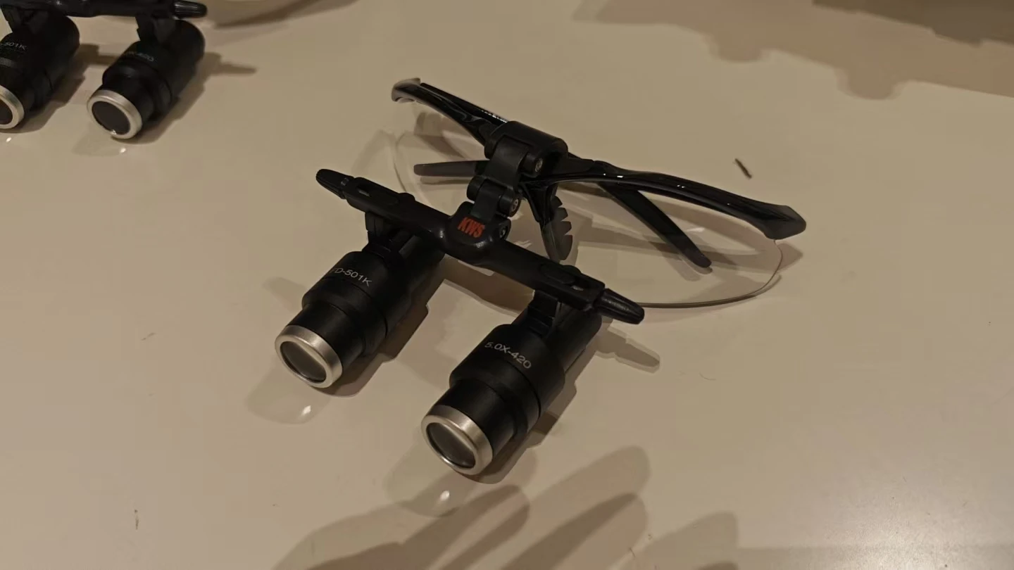 Surgical Headlight 4X 5X 6X 340-500mm FD-501K Medical Surgical Dentist Loupe Magnifier Dental Magnifying Glasses Loupes Surgical