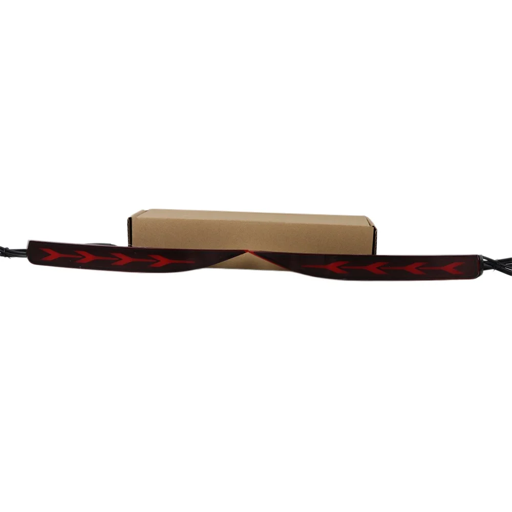 Rear Bumper Light For Toyota Corolla 2019 2020 2021 2022 2023 Led Lamp 3 Functions Fish Bone Style