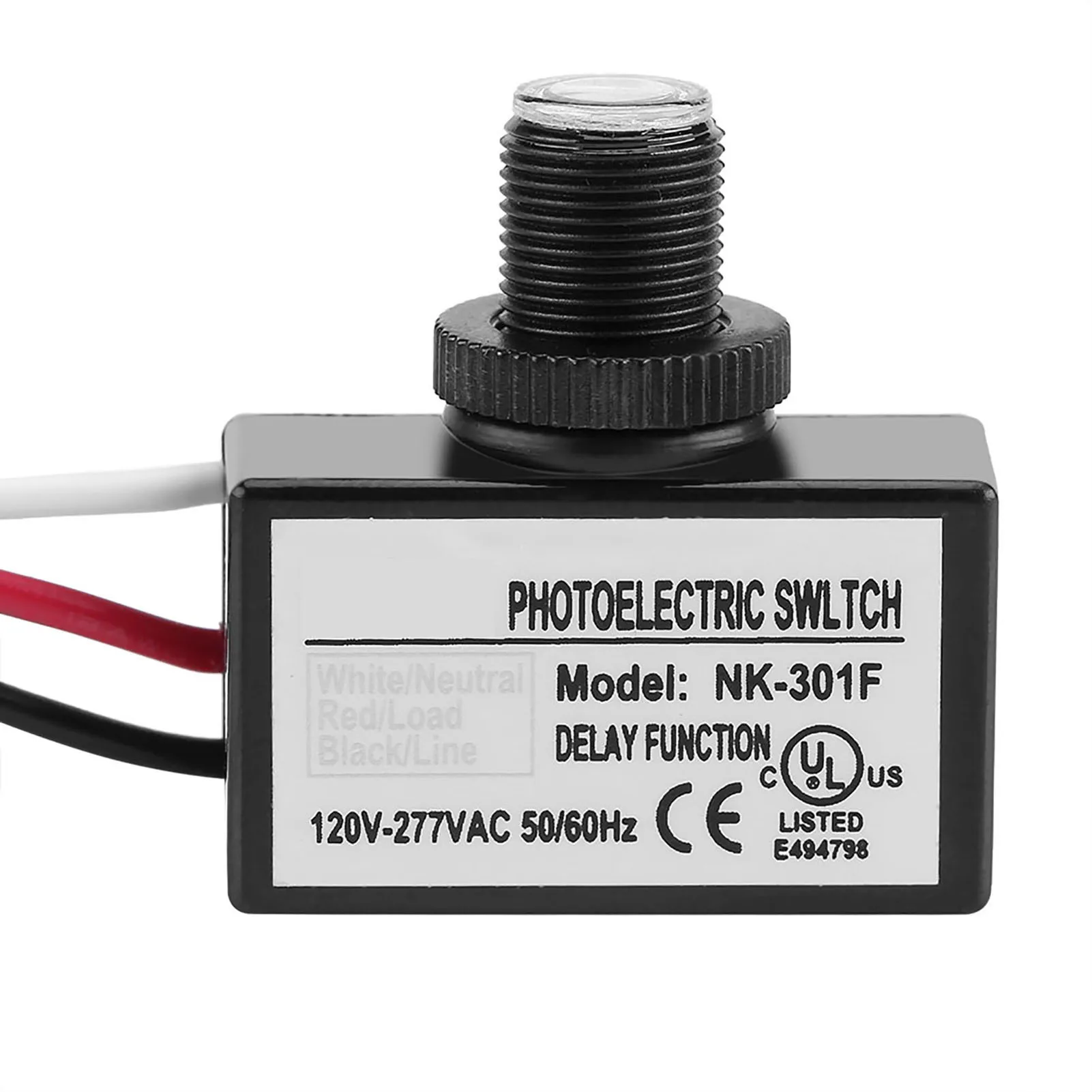 Photoelectric Switch Light Control 120V-277V AC IP65 For Outdoor Garden Street LED Lamp