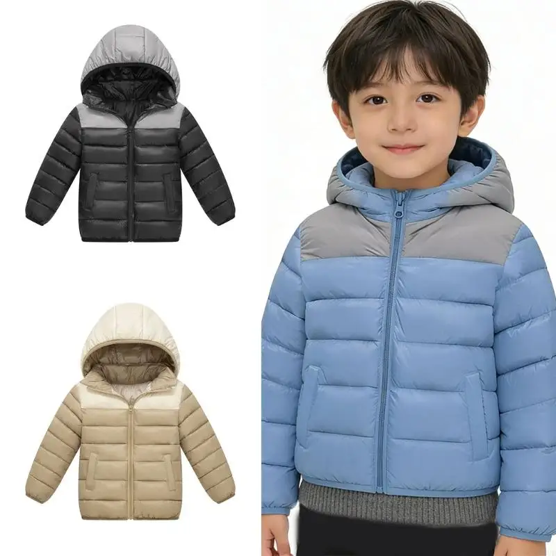 Durable Tear Resistant Children Padded Coat Lightweight Easy To Clean Machine Washable Fabric for Active Play A2UB
