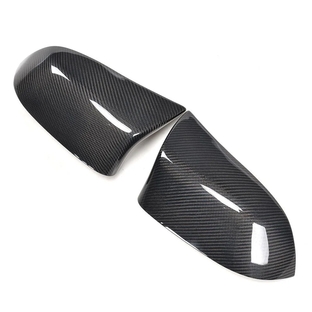 Replacement Carbon Fiber Side Door Rearview Mirror Cover Cap For BMW X5 F15 X6 F16