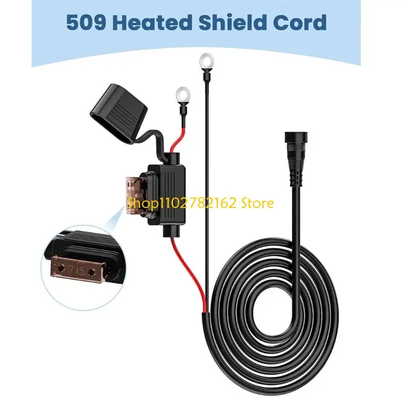 547B Universal Heated Wiring Set For Snowmobile Helmets 47-975 59-975C 0133-0098 Heated Cord