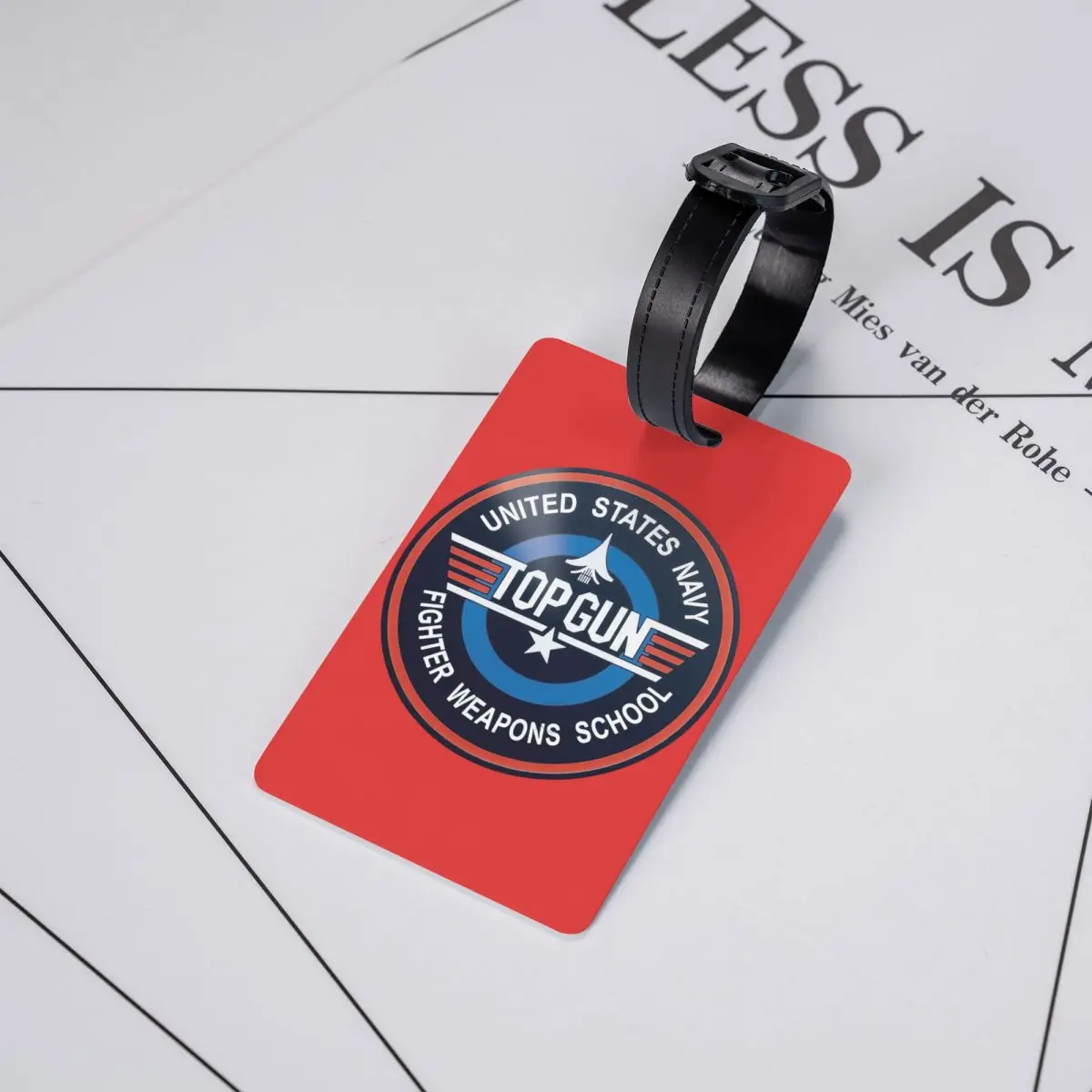 Air Force Fighter Bagagem Tag, Maverick Film Bagagem Tags, Capa de Privacidade, ID Card Nome, Top Gun, Personalizado