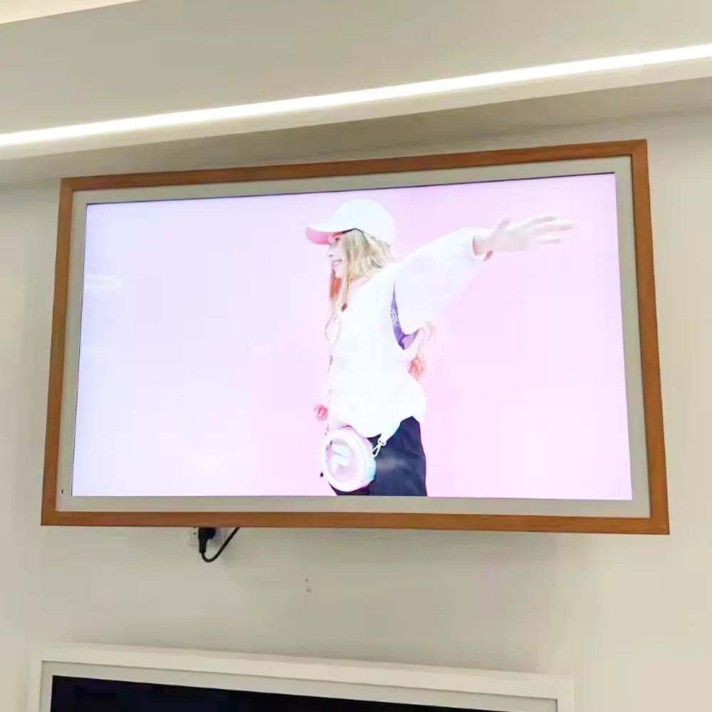 Wall Mount 32 43 55 Inch Large Screen Full Hd Nft Digital Frame Display for Intelligent Art Museum