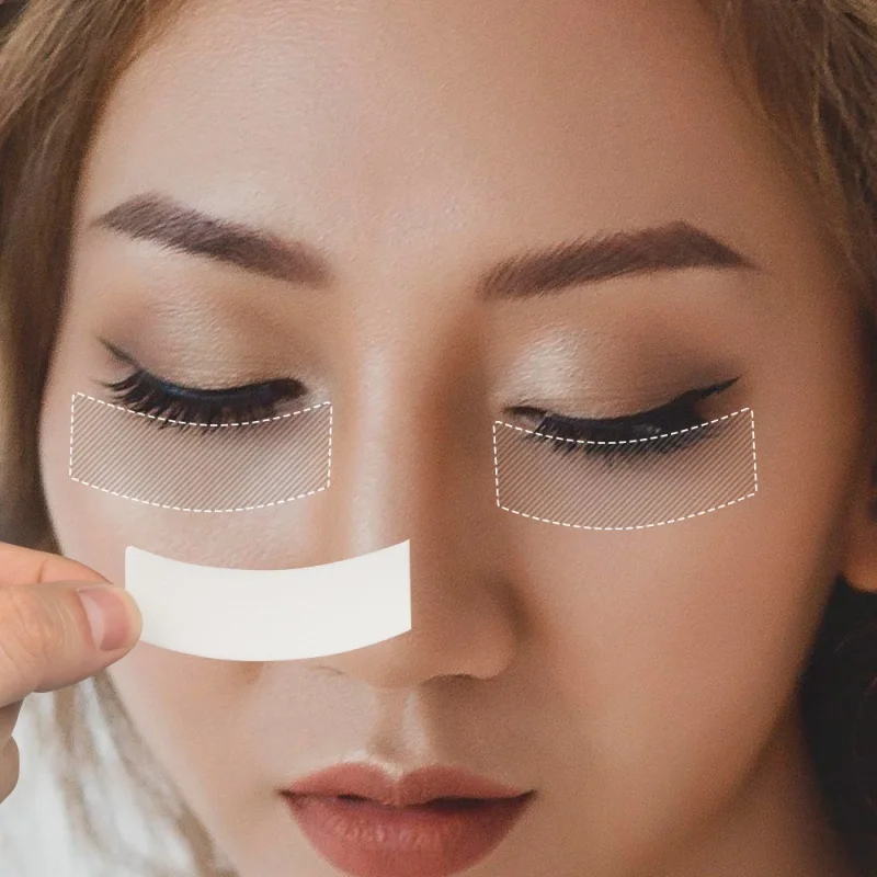 Grafting Eyelash Isolation Hydrogel under Eye Pad Sticker Gasket