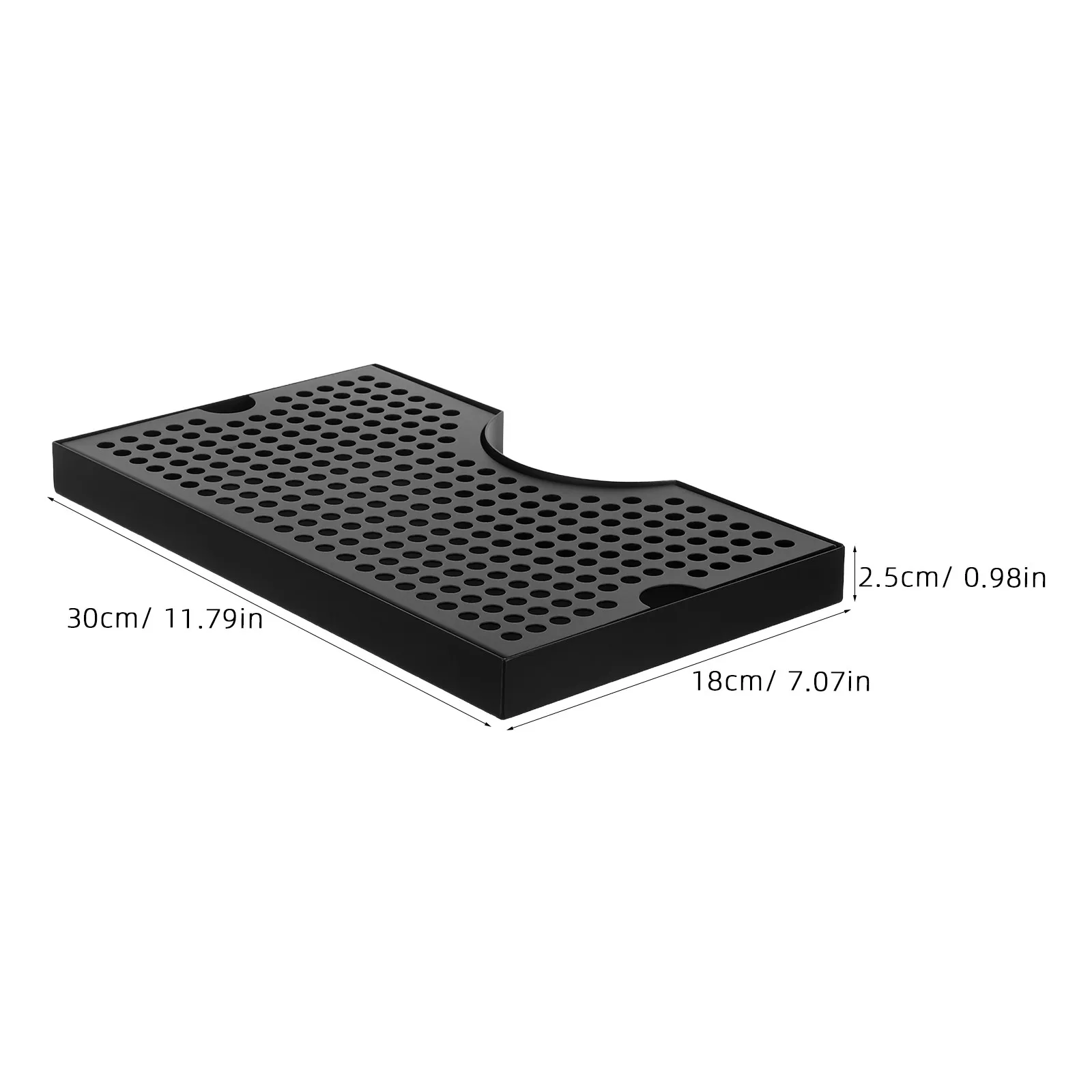 Detachable Wall Mounted Stainless Steel Drip Tray 11.79x7.07 Draft Beer Faucet Spill Pan Homebrew Beer Dispenser Drip