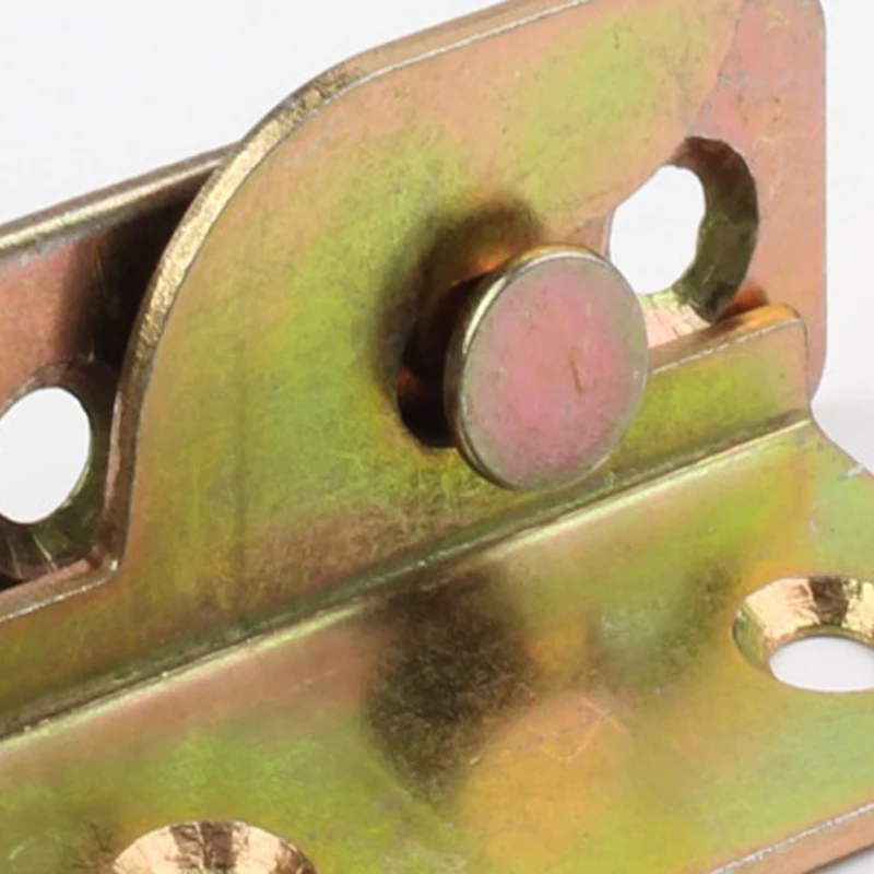 BHTS-Bed Rail Bracket - Bed Rail Fittings - Heavy Duty Non-Mortise - Set Of 4 (Screws Included)