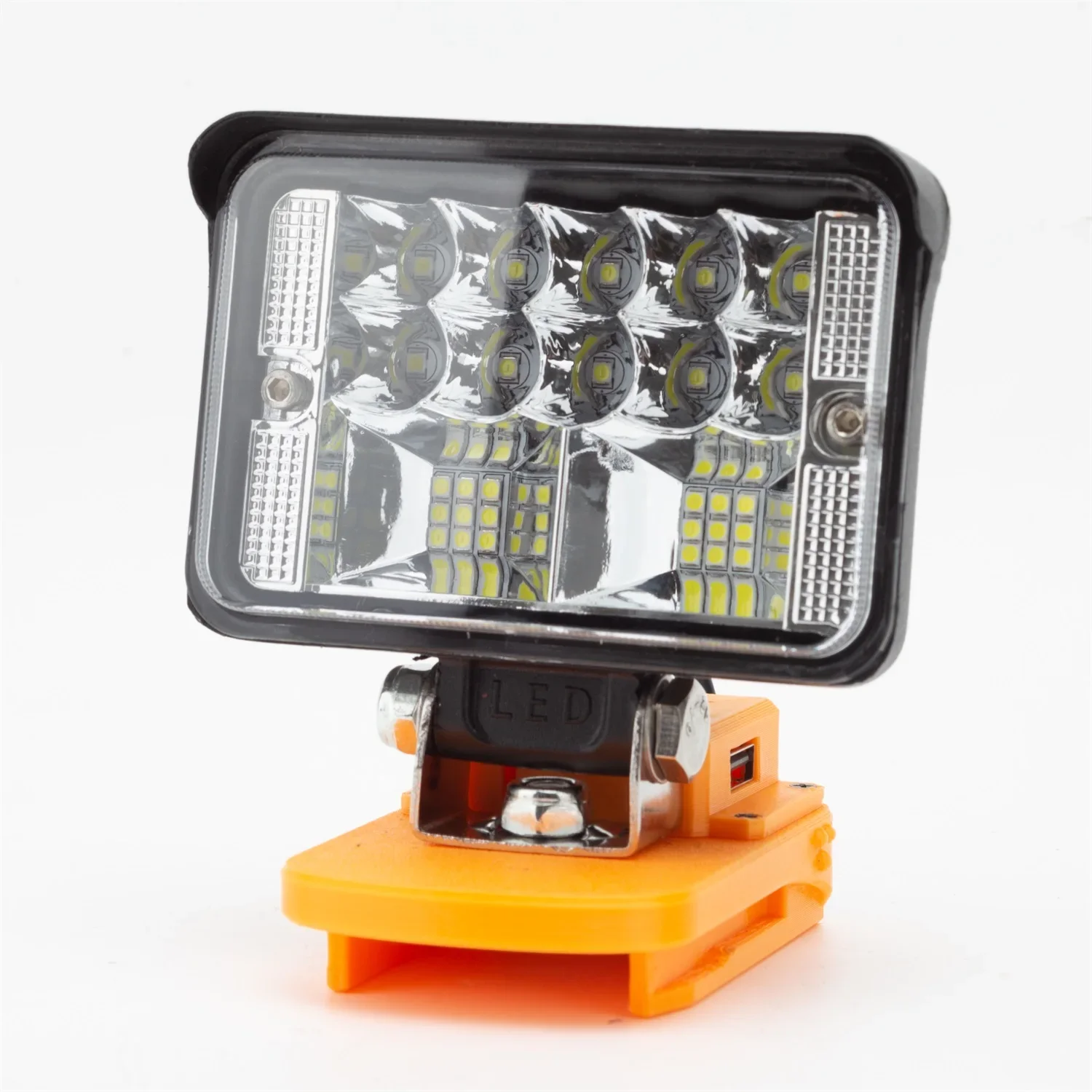 Imagem -03 - Luz de Trabalho Led sem Fio para Bateria de Íon-lítio Worx 20v com Usb Qc3.0 Recarregável Portátil Luz de Emergência Externa sem Bateria