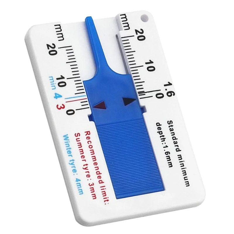 ยางความลึกความลึก Vernier Caliper ไม้บรรทัดล้ออัตโนมัติระบบตรวจสอบยางความหนาเครื่องวัด Tester Meter รถซ่อมเครื่องมือ