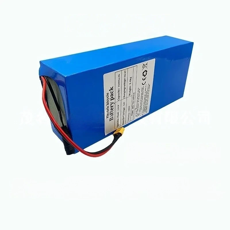 High Magnification New T+DC XT60+DC 52V 55Ah 14S5P Lithium Battery Pack LiPo for Electric Vehicle and Moped Battery Built-in BMS