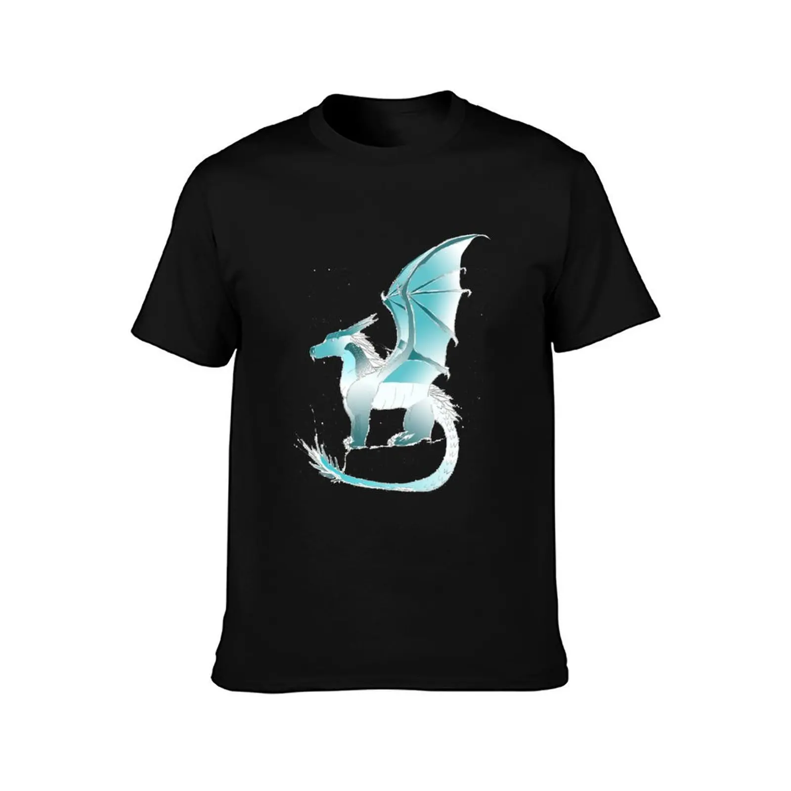 Wings of fire Icewing T-Shirt Urban Style Print T-Shirt