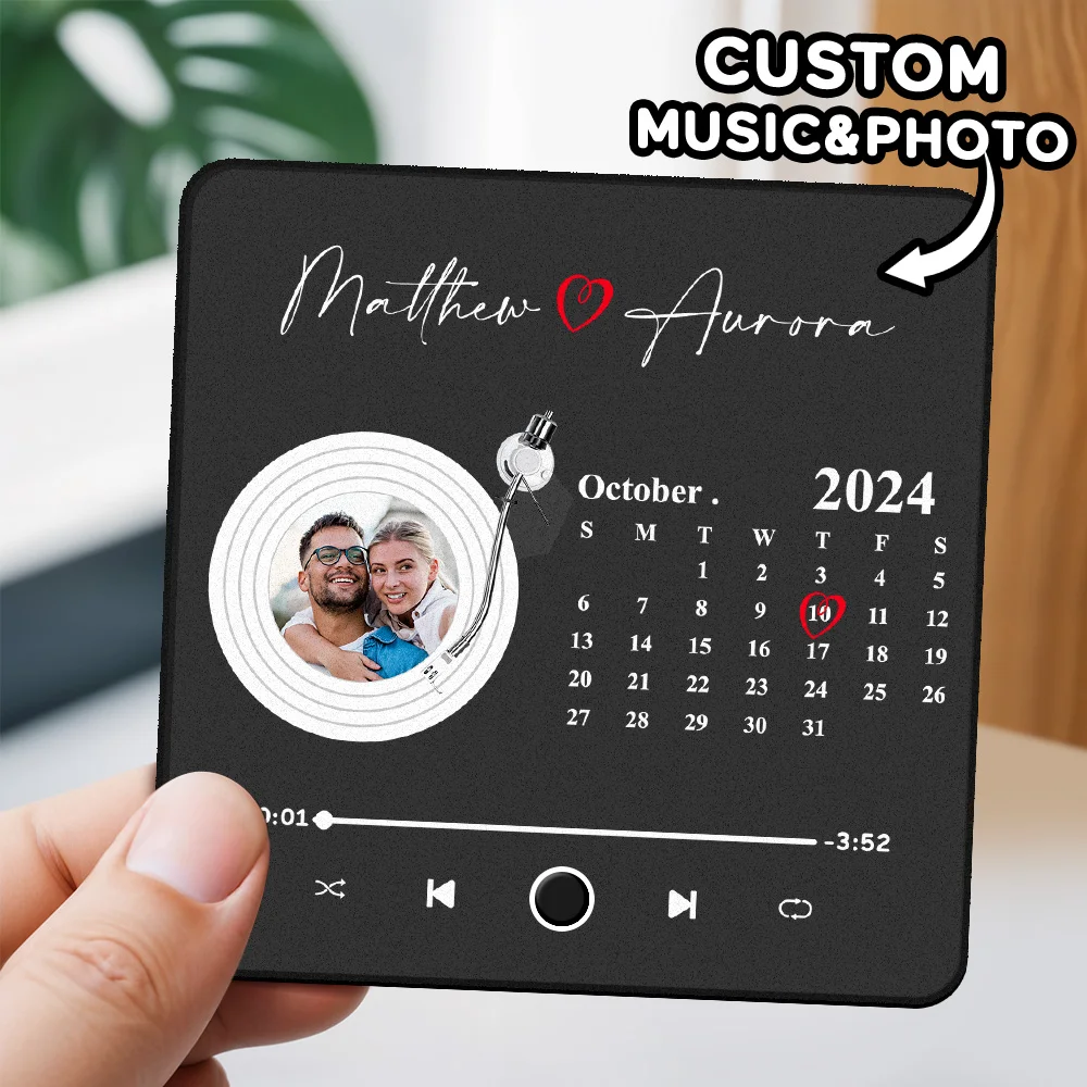 Customized Spotify Album Fridge Magnet, Personalized Refrigerator Magnets Can Play Songs