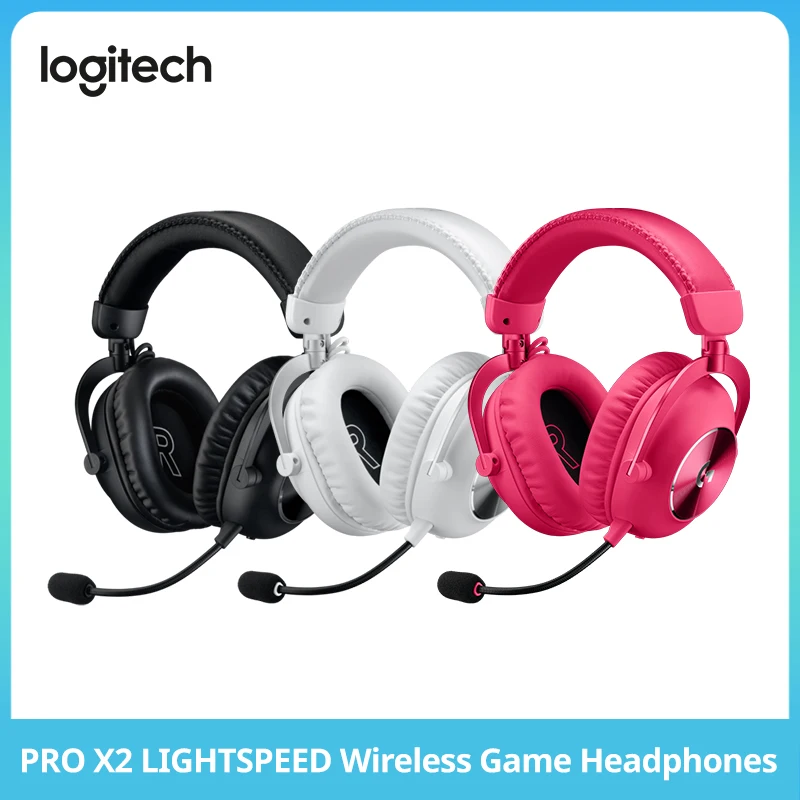 سماعة الألعاب اللاسلكية Logitech G PRO X 2 Lightspeed: سماعات رأس لاسلكية للألعاب مزودة بميكروفون، وبرامج تشغيل جرافين 50 مم، محيطة 7.1،