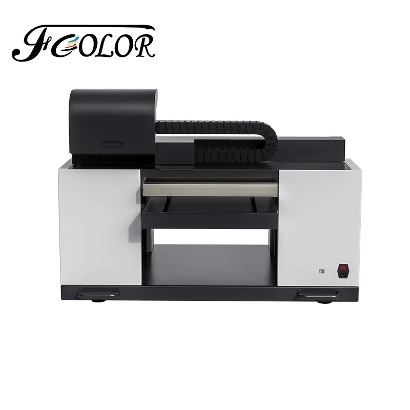 FCOLOR A3 UV Dtf Printer XP600 UV Flatbed Printer for T-shirt Bottle Glass Metal Wood Printing