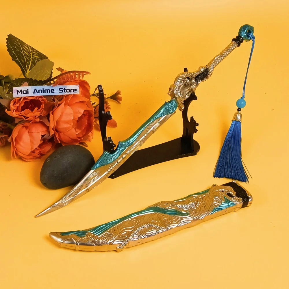 11.2 polegada de metal naraka bladepoint katana ainme tamanho real japonês katana damasco espada original samurai sabre afiado brinquedo presente