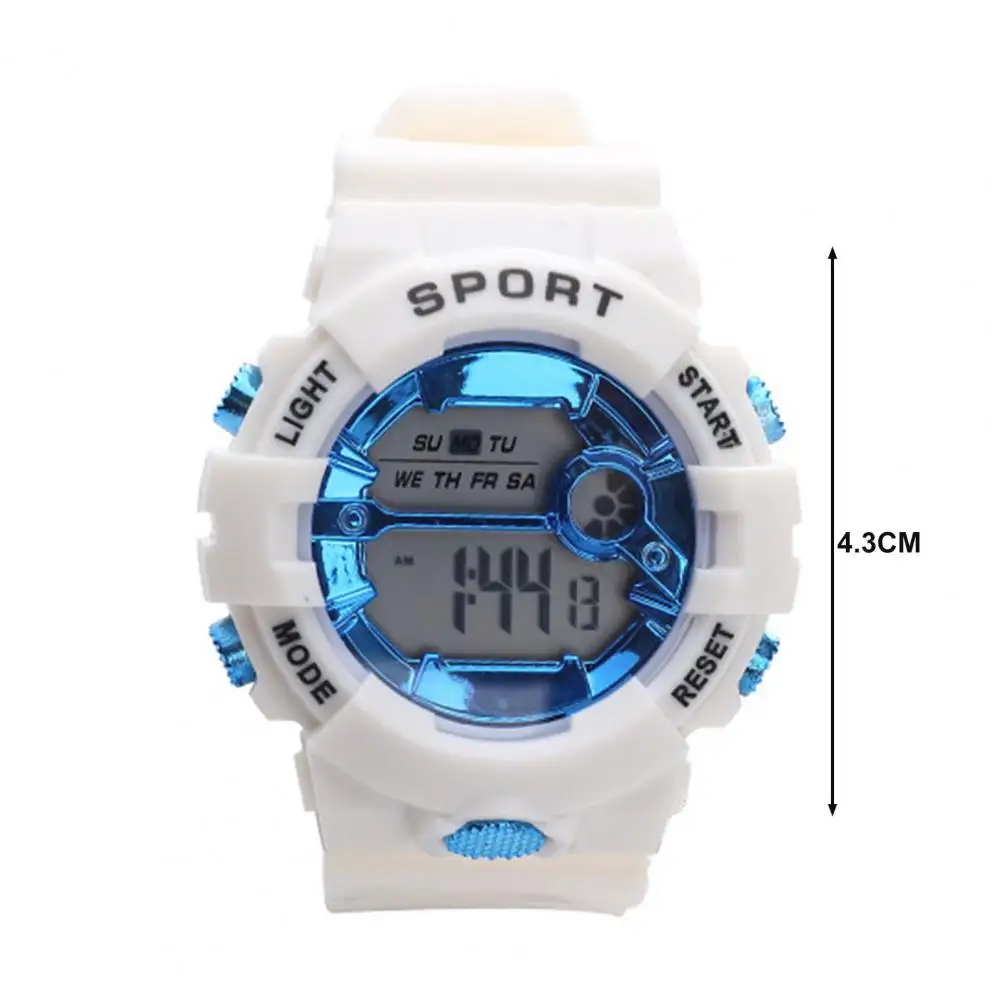 Orologio da uomo LED orologio elettronico cinturino in Silicone luminoso rotondo uomo ragazzi Casual sport orologio da polso digitale regalo di compleanno