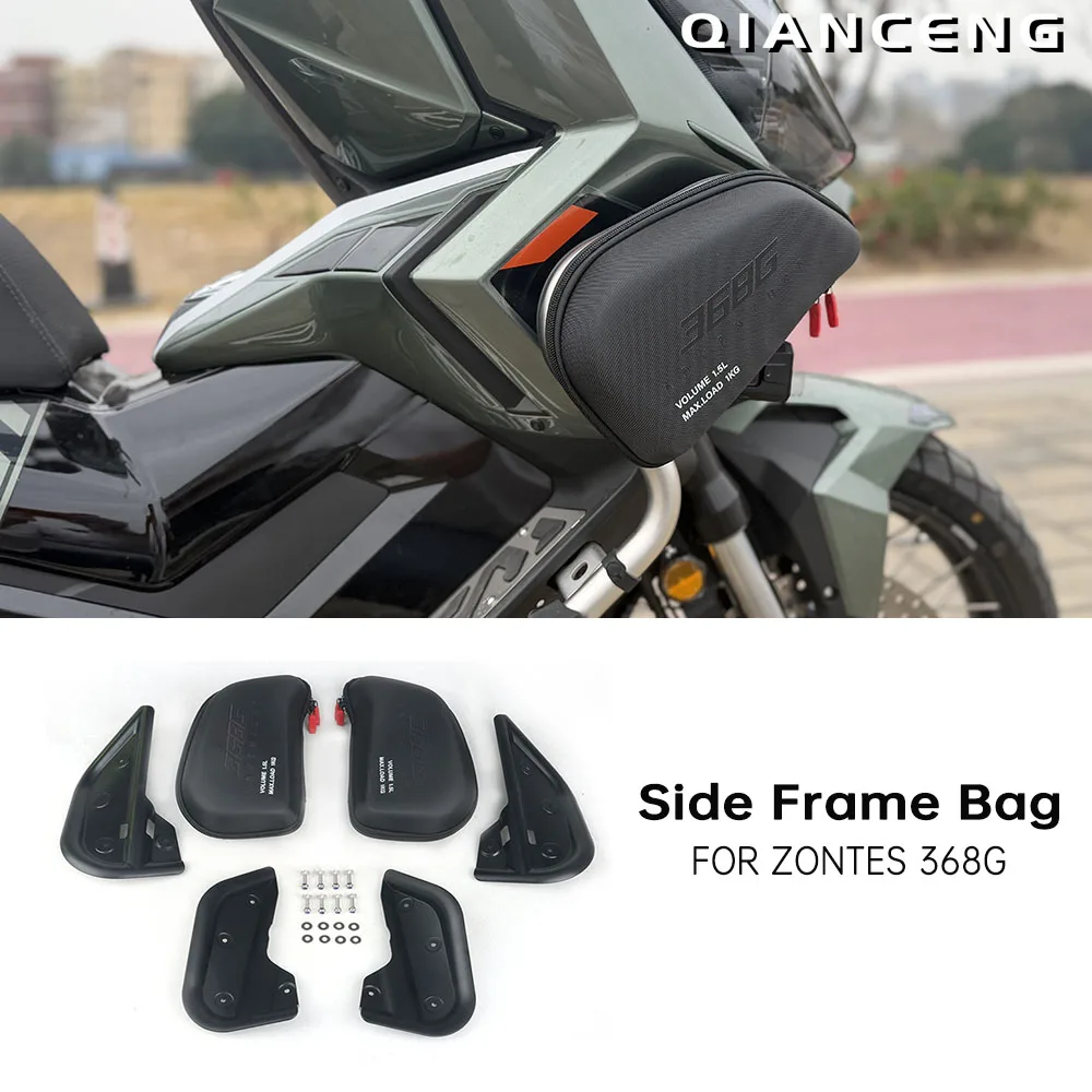 

For ZONTES 368G 368 G Applicable All Year Motorcycle Front Bumper Storage Bag Waterproof Bag Side Frame Bag Storage Package Bags