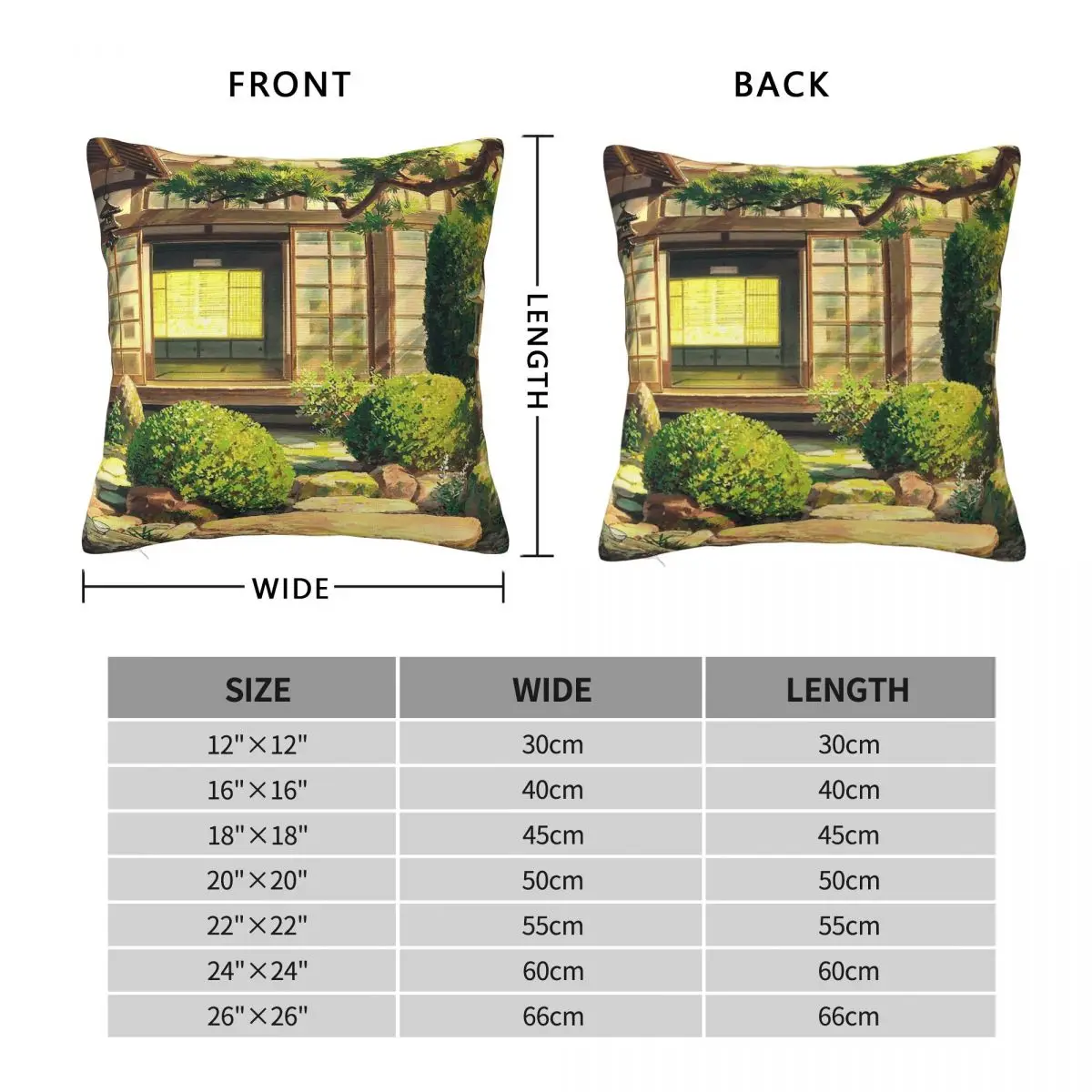 Serenity Color Revamp Square Pillowcase Polyester Linen Velvet Printed Decorative Throw Pillow Sofa Seater Cushion Case 45x45
