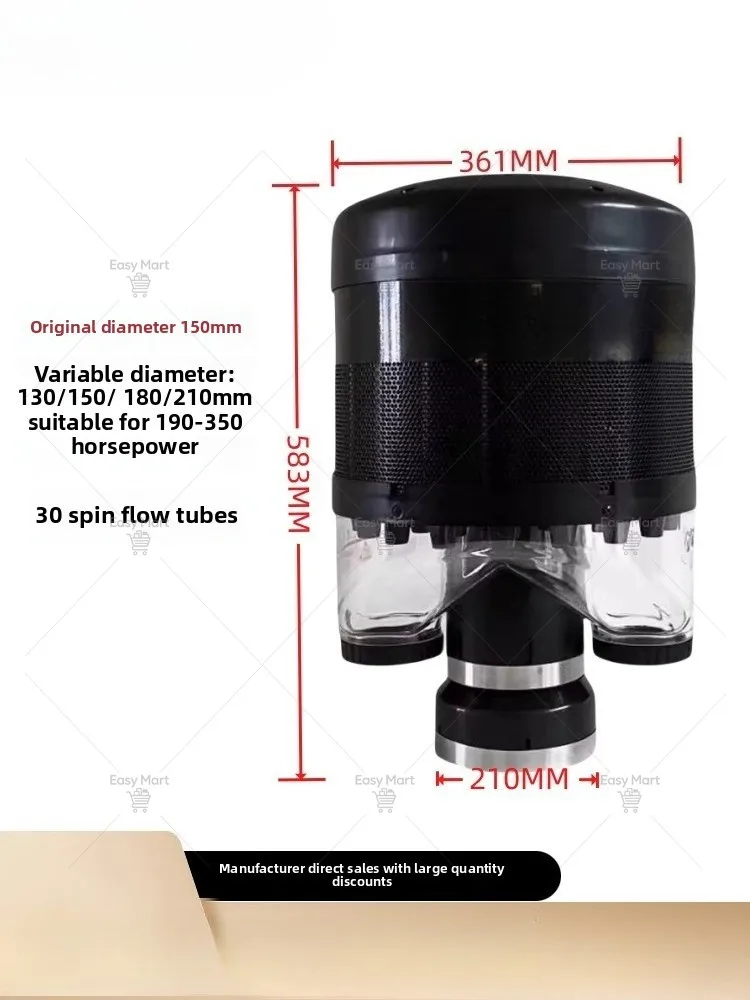 Adapt Tractor Loader Excavator Harvester Air Filter Desert Storm Dust Prefilter Rain Cap