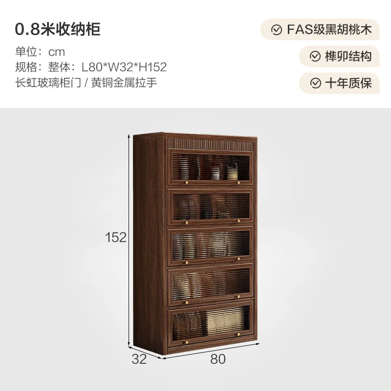 جانب طعام قابل للتخصيص، غرفة معيشة جديدة من الخشب الصلب الصيني، شقة صغيرة، مزيج بسيط، تخزين باب الوجه