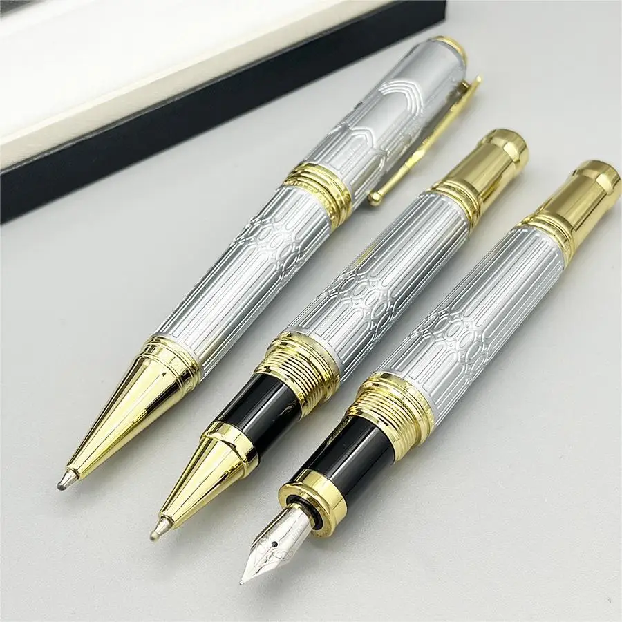 Luxury Great Writer Edition Victor Hugo Cathedral Architectural MB Roller Ballpoint Pen With Serial Number Fountain Pens