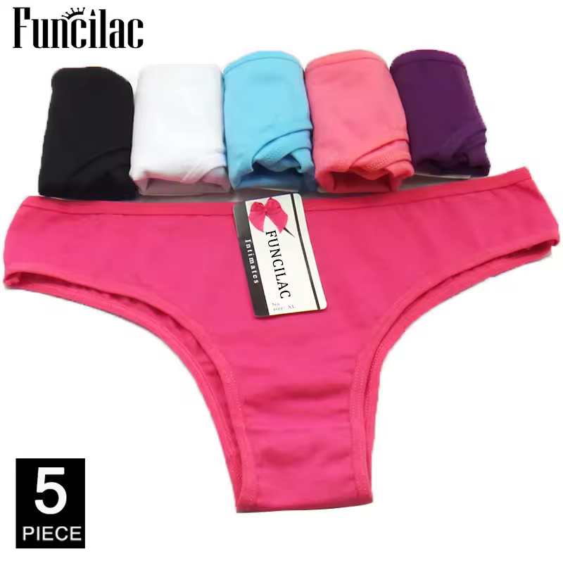 Women's cotton panties Girl Briefs Ms. cotton underwear bikini underwear sexy Ladies Briefs Free shipping 5 Pcs/set - Image 15