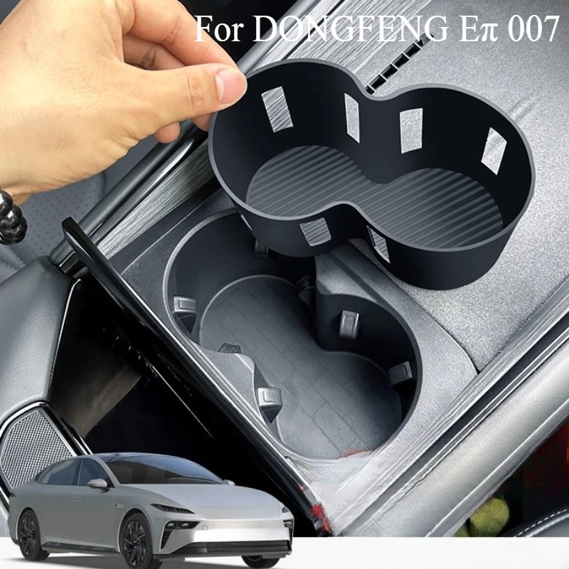 

Для DONGFENG Eπ 007 2024, чехол для чашки воды, силиконовый коврик, водонепроницаемый автомобильный салон, автомобильный коврик, аксессуары для интерьера, автомобили