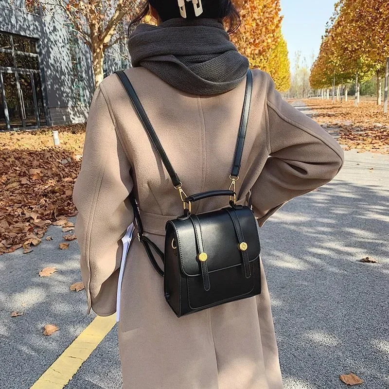 Large Capacity Fashion and Minimalist Temperament Backpack Autumn New Casual Bag Trendy Women\'s Teenager School Bags JK Harajuku