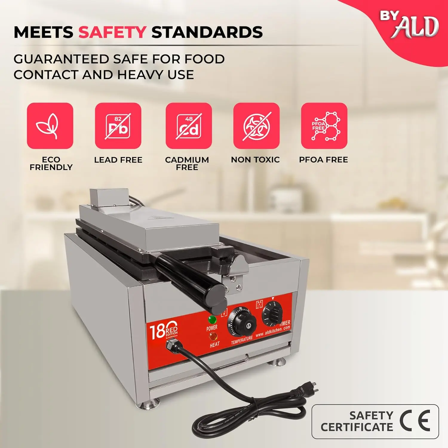 صانع وافل السمك من تاياكي |   مكواة الوافل على شكل سمكة |   الفولاذ المقاوم للصدأ |   غير لاصق |   110 فولت (5 سمكة مفتوحة الفم)