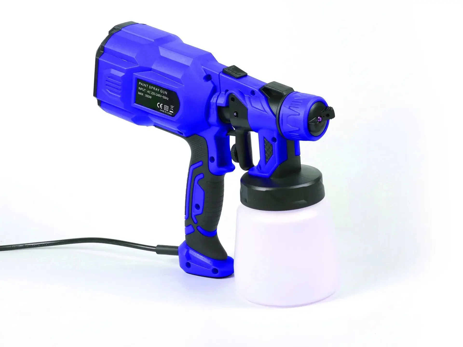 220V 550W High Working Efficiency High Power Adjustable Width Spray Pattern Electric Paint Spray Gun