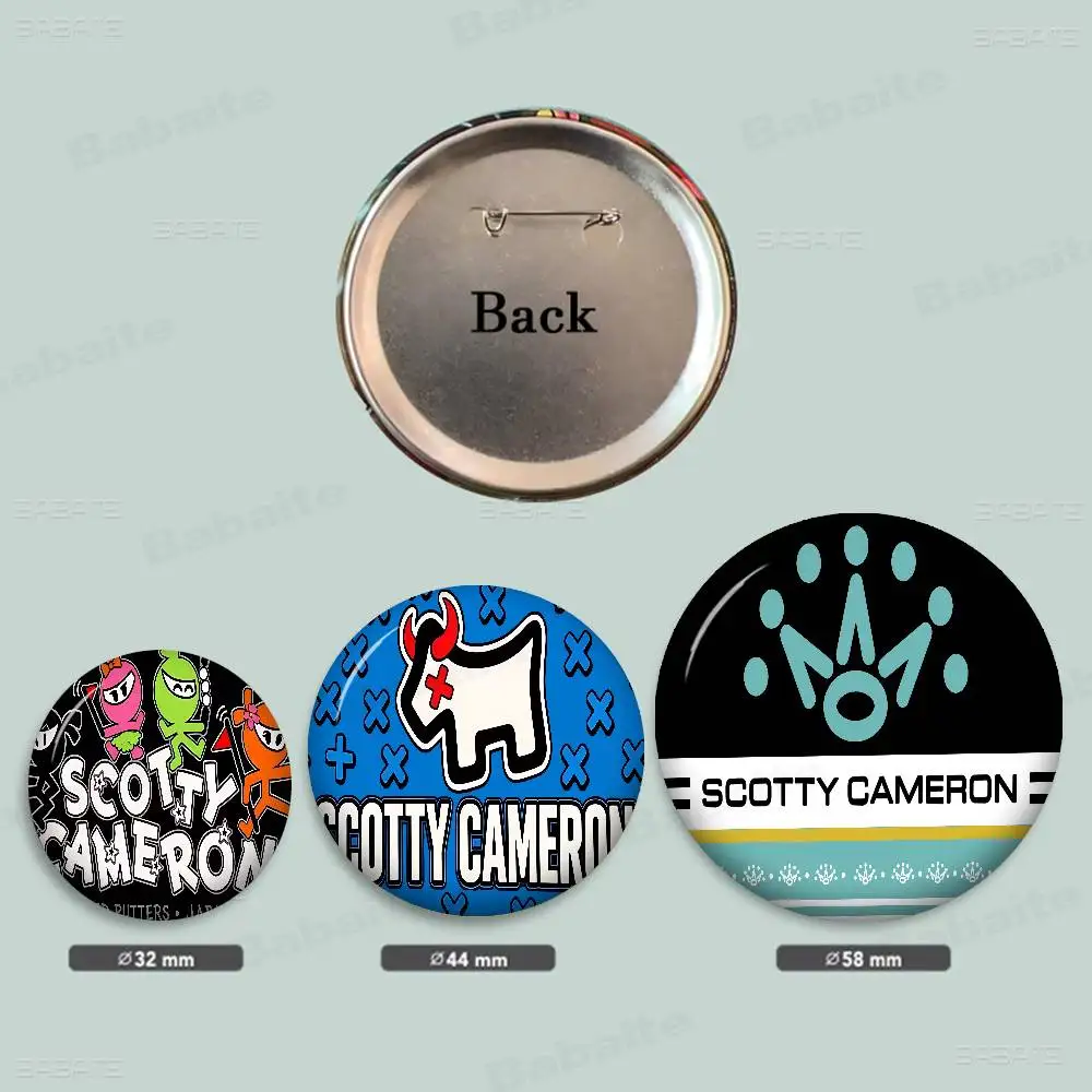 Brand Scotty Cameron New  Brooches Soft Button Pin Funny Silly Gnarpy on A Skateboard Meme Badge Gamer Collection Gifts