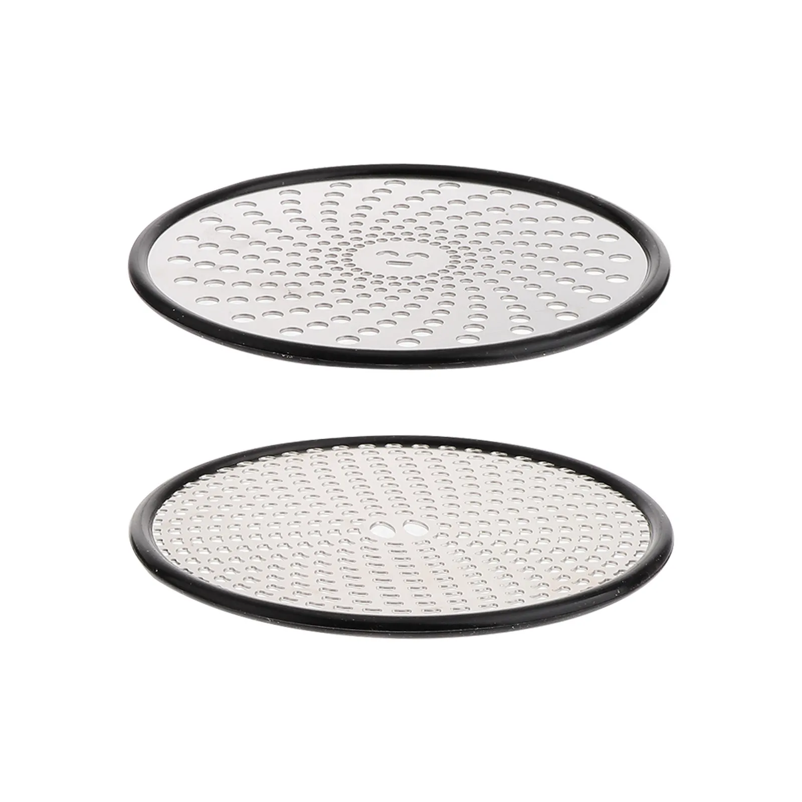 2Pcs Stainless Steel Insect Proof Floor Drain Cover Easy Install Odor Blocking Drain Protector for Bathroom Kitchen Home Use