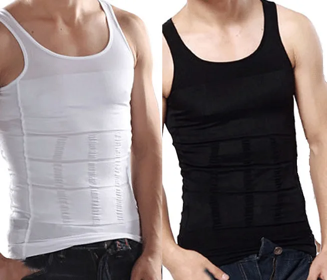 Men Slimming Shaper Posture Vest Male Tummy Abdomen Corrector Compression Body Modeling Fat Burner Chest Tummy T-Shirt Corset