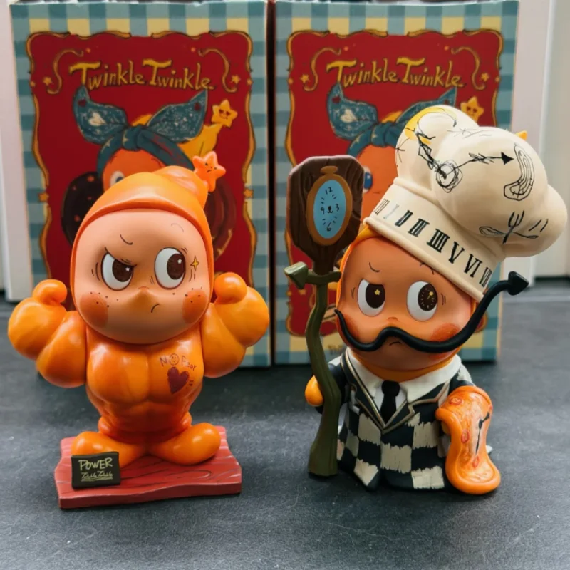 Pop mart estrela pessoas delicioso momento série caixa cega estatuetas de mesa brinquedos da moda ornamentos coleção brinquedo presente surpresa