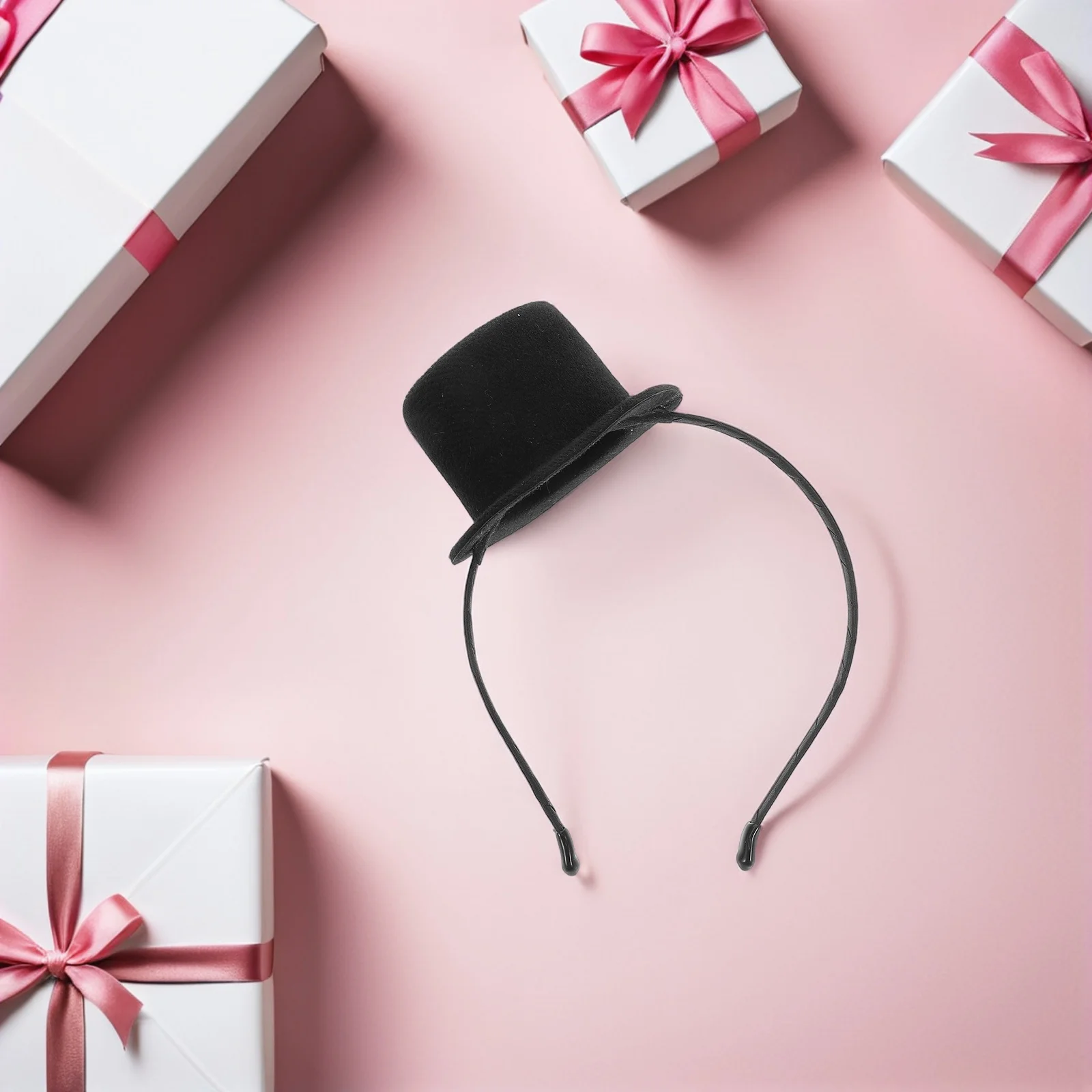 

2Pcs Mini Top Hat Headband Vintage Style Party Hair Accessory for Women Fascinator Roaring 20S Costume Hat Carnival Wedding