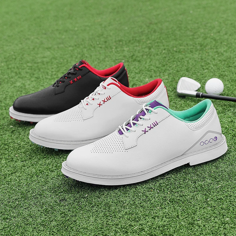 2025 Nieuwe Professionele Golfschoenen Spikeless Golf Sneakers Antislip Ademende Sneakers Comfortabele Wandelschoenen voor Golfers