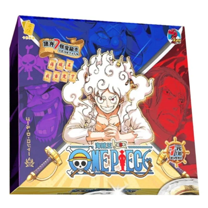 One Piece Collections Rare Cards Box Booster Pack Anime Luffy Zoro Nami Chopper TCG Game Collectibles Card Child Birthday Gift