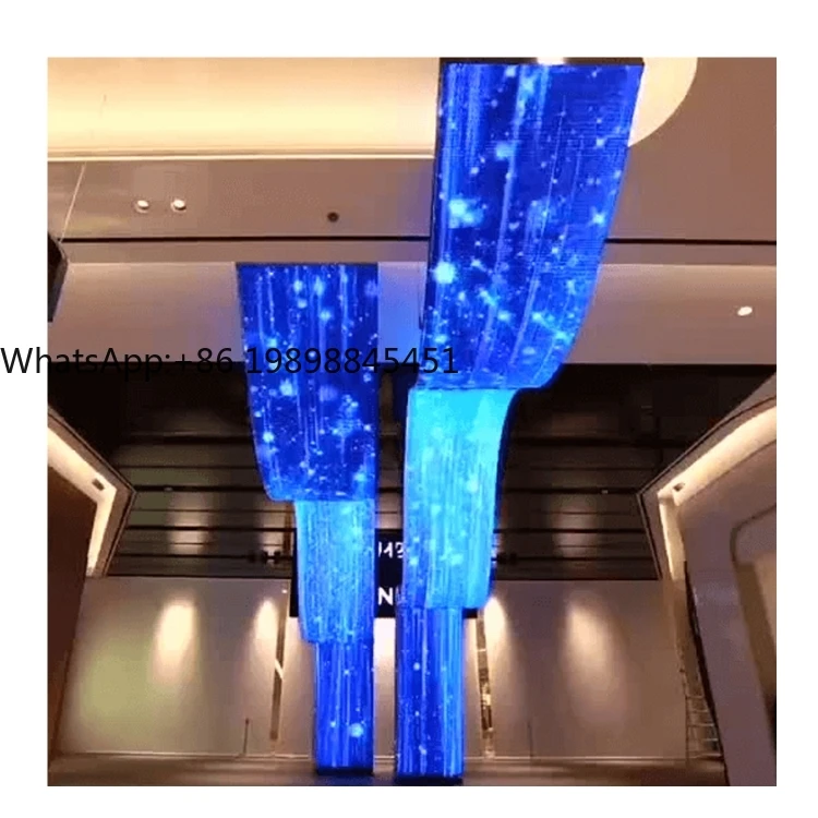 

HD Easy Installation High Flexibility Energy Efficient Wide Viewing Angle Transparent Led Film Screen Adhesive Flexible Display