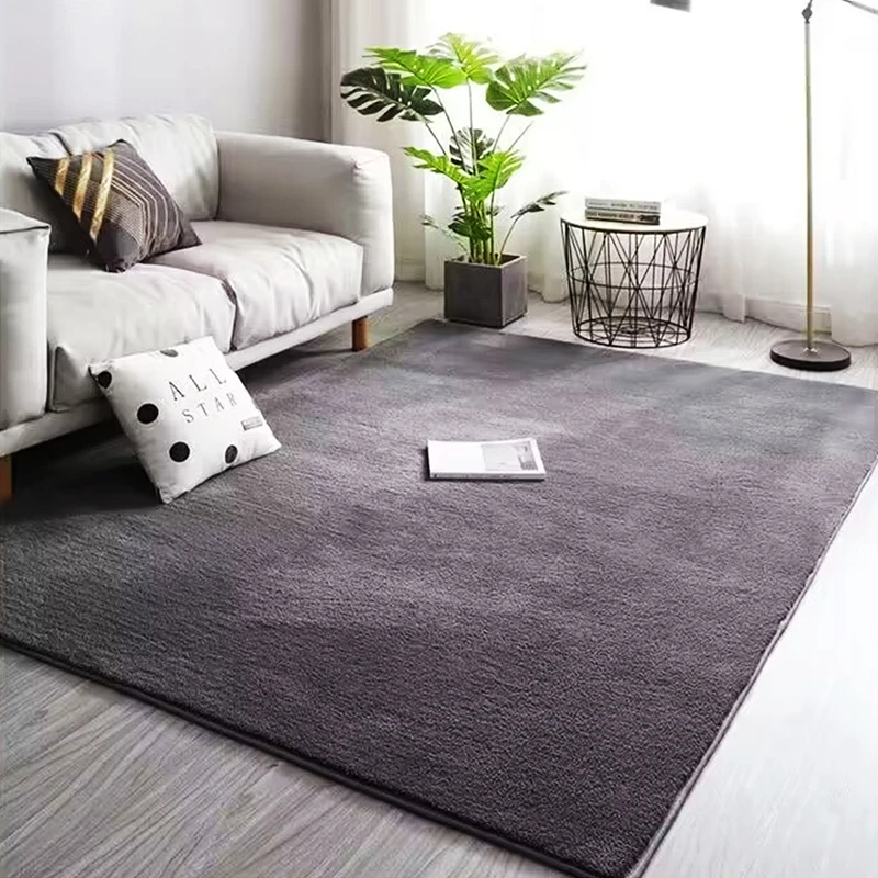 

230cm*160cm Carpet Living Room Mat Modern Bedroom Nordic Style Decoration Carpets Large Size Gray Camel Non Slip Children's Rugs