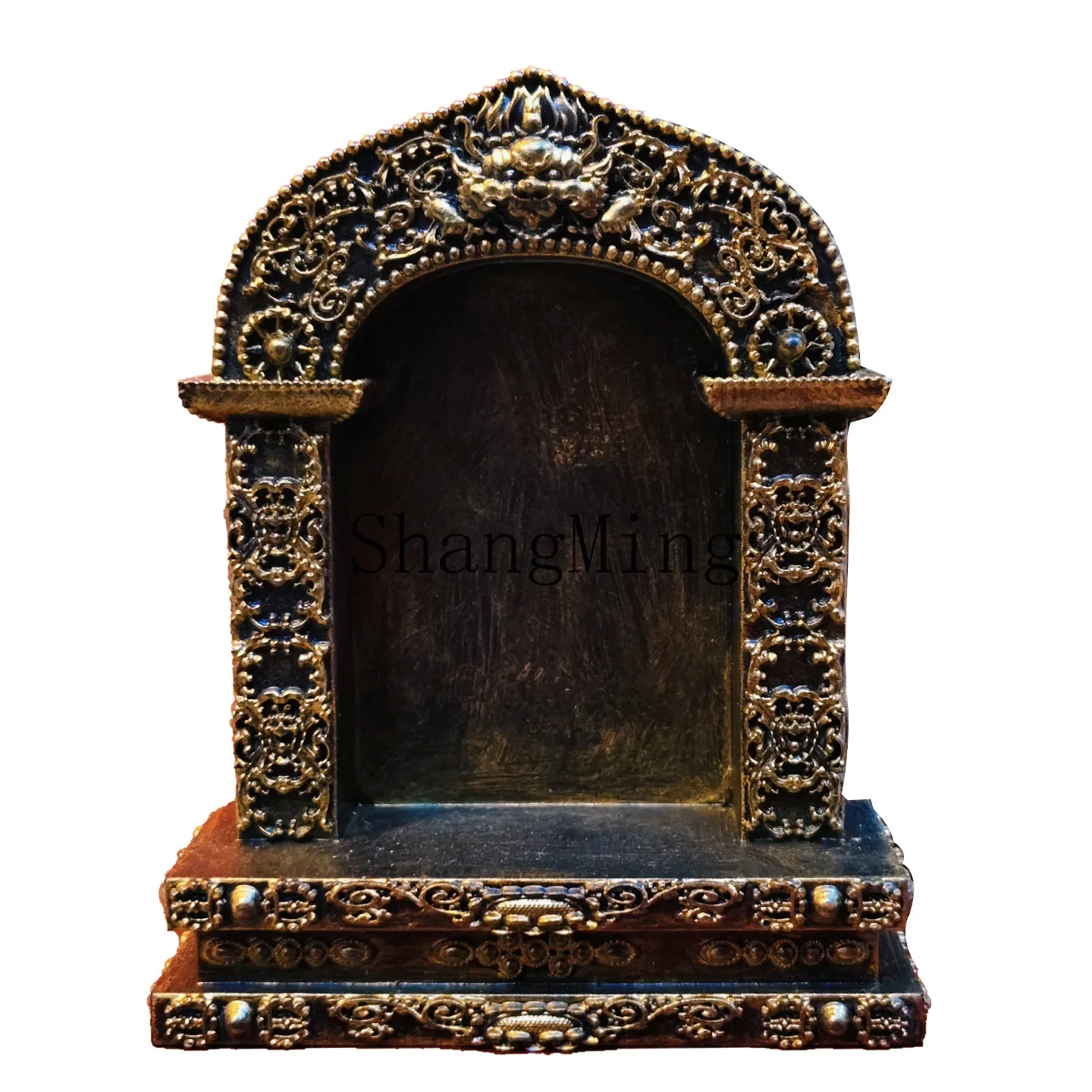 CLL merchandise Buddha statue backlight box base wipe thangka base Buddhist hall tea room ornament